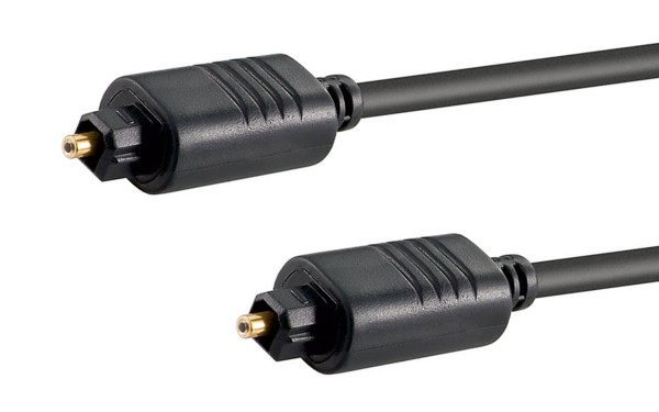 5m optisch digital Toslink Kabel optisches optical LWL Audio Stärke: 4mm 5 m