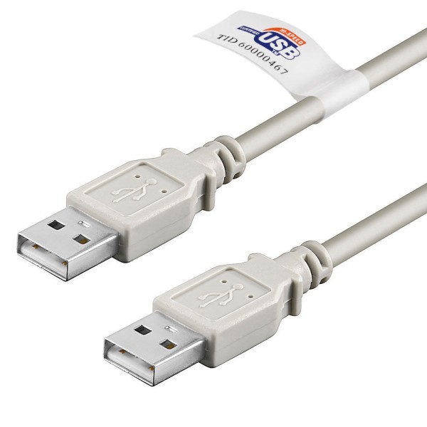 3m Goobay® USB 2.0 HiSpeed Kabel A-Stecker auf A-Stecker mit USB Zertifikat