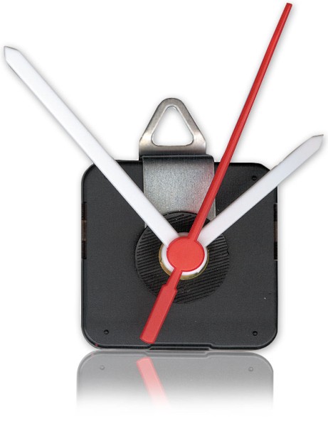 Quarz Uhrwerk aus Kunststoff Ersatz Quarzuhr Wanduhr Zeiger springend Sekunde
