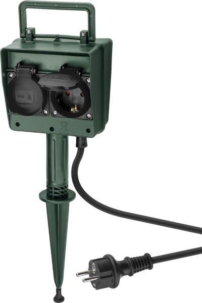 4-fach Gartensteckdose Außensteckdose Steckdose Outdoor Stromverteiler IP44 230V