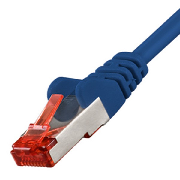 0,15m CAT6 CAT.6 Patchkabel S/FTP blau Netzwerkkabel LAN DSL Ethernet Kabel