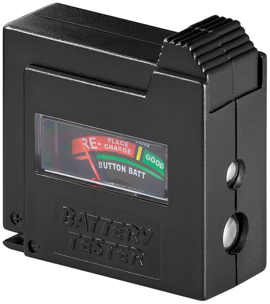 Batterie Akku Tester AAA Mignon AA Micro Knopfzellen Baby C Mono D 9V Block