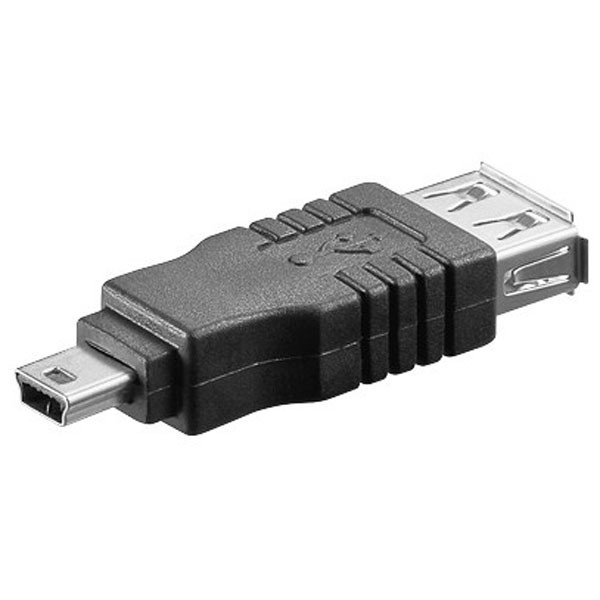 USB Adapter Typ A Kupplung Buchse auf Mini USB Stecker Typ Mini B 5Pin 5pol 5p
