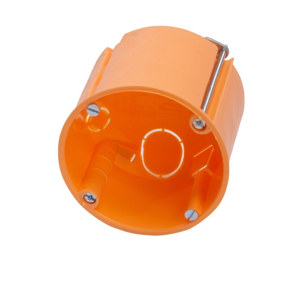 4x Hohlwanddosen Hohlraumdosen Schalterdosen HWD orange tief 60mm