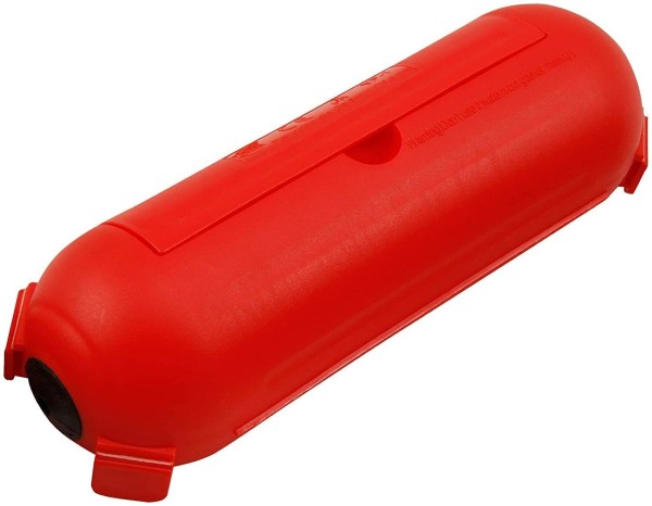 Sicherheitsbox IP44 Safebox Kabel Schutzbox Regenschutz Garten Schutzkapsel rot
