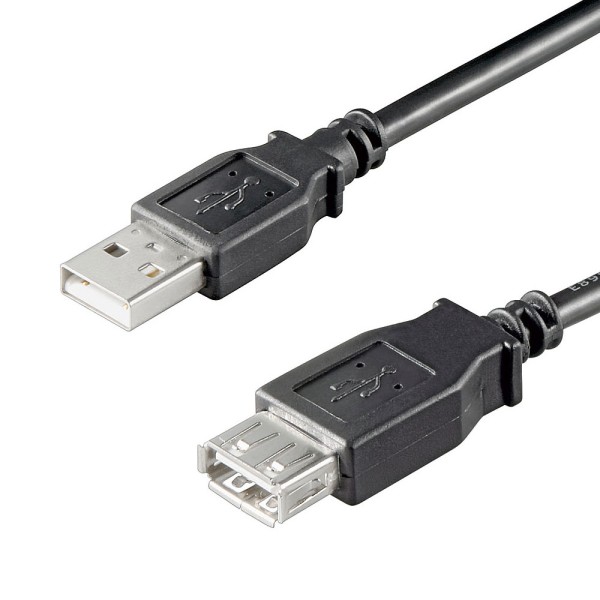 1,8m USB Verlängerungskabel USB Verlängerung USB 2.0 Kabel A Stecker zu A Buchse