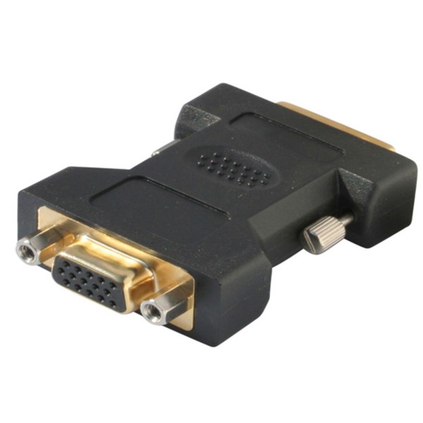 Adapter DVI-A 12+5 Stecker zu VGA Buchse Monitoradapter Digital zu Analog TFT PC