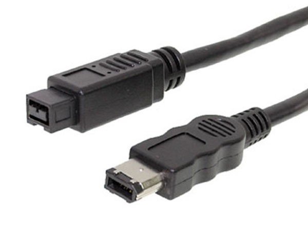 4,5m Firewire Kabel 9-pin 6-pin CAK IEEE 1394b Stecker 9p/6p 800Mbps