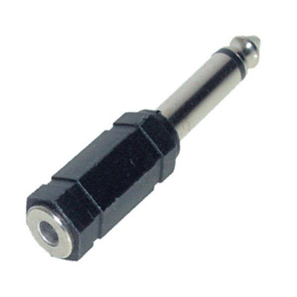 Audio Adapter 6,3 mm Mono Klinke Klinken Stecker auf 3,5 mm Kupplung Buchse