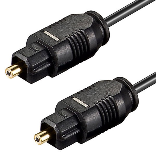 1m Optisches Toslink Audio Digital-Kabel Kabel 2,2 mm vergoldet LWL SPDIF 1 m