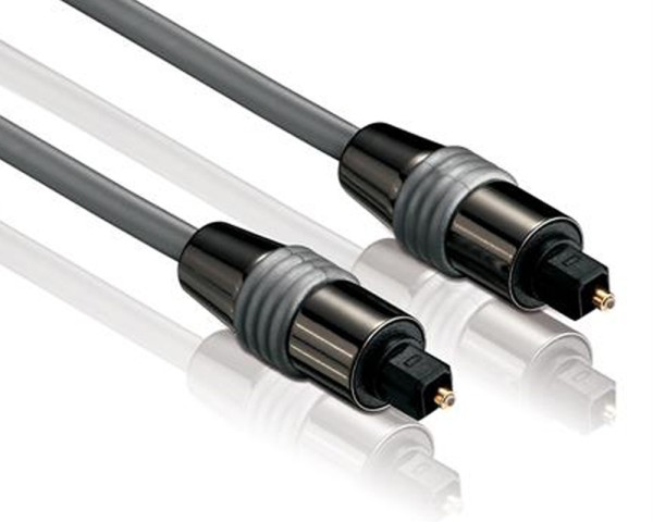 3m Optisches Toslink Kabel Digital Optical Audio Cable LWL SPDIF Metallstecker