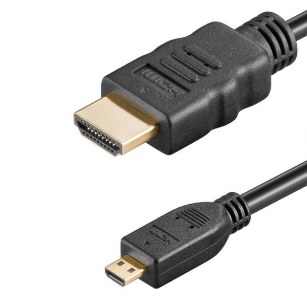 5m Premium-Cable Micro HDMI Kabel Mikro D Stecker 4K Ultra HD Ethernet