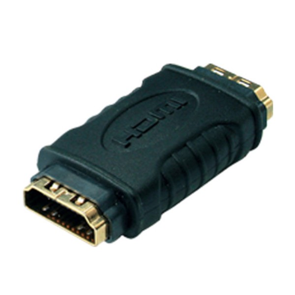 HDMI Verbinder Adapter Buchse auf Buchse Kupplung FullHD 4K vergoldet 1080P 3D