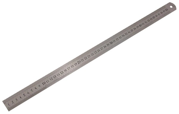 Stahllineal Stahlmaßstab Metalllineal Lineal 500mm 50cm Werkstattlineal Maßstab