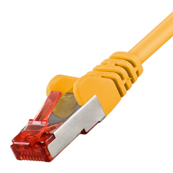 0,15m CAT6 CAT.6 Patchkabel S/FTP gelb Netzwerkkabel LAN DSL Ethernet Kabel
