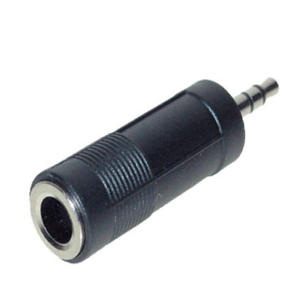Audio Klinke Stereo Adapter 3,5 mm Klinke Stecker auf 6,3 mm Klinken Kupplung