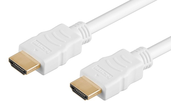 12,5m HDMI Kabel weiß mit Ethernet 3D FULL HD TV HDTV 1.4a für LCD LED PLASMA TV