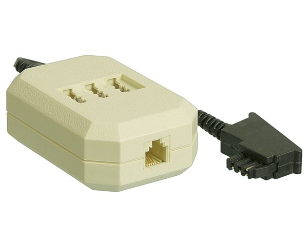 Goobay® TAE NFN Adapter Kabel Telefon Modem + RJ11 Buchse 0,2 m